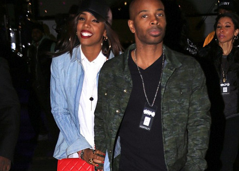 Kelly Rowland Hold Hands With Fiance Tim Witherspoon + Flashes Engagement Ring
