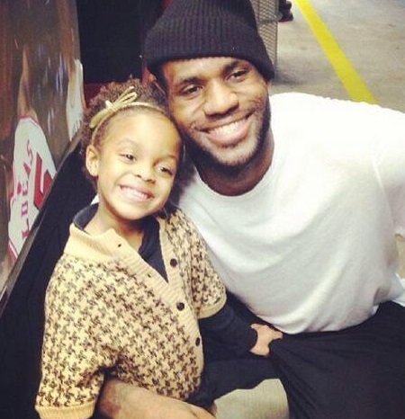 LeBron James’ Instagram Pic with Little Girl Raises Eyebrows