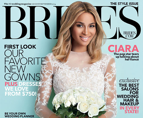 Ciara COVERS “BRIDES” Magazine, Says Her WEDDING Will Be EDGY & ELEGANT